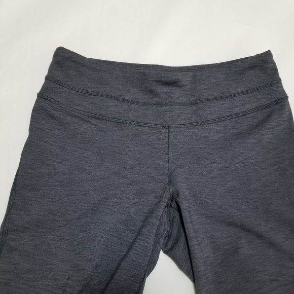 Lucy Heathered Gray Mid Rise Straight Leg Leggings - Picture 2 of 3